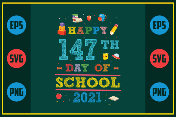 Celebrating 147 Days of School with Embroidery