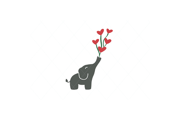 Charming Baby Elephant for Embroidery Projects