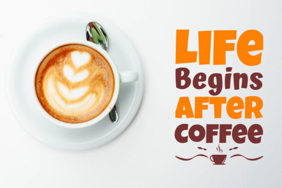 Coffee T-Shirt Design for Embroidery Projects