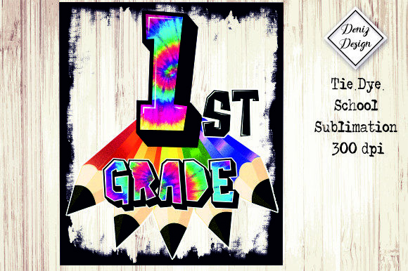 Exploring 1st-grade Tie Dye School Sublimation
