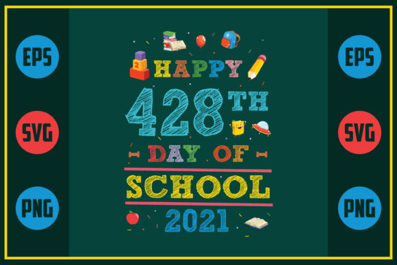 Happy 428th Day of School 2021: A Unique Embroidery Design