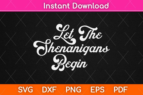 Let the Shenanigans Begin: A Fun Irish Embroidery Design